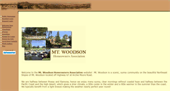 Desktop Screenshot of mtwoodsonhoa.com